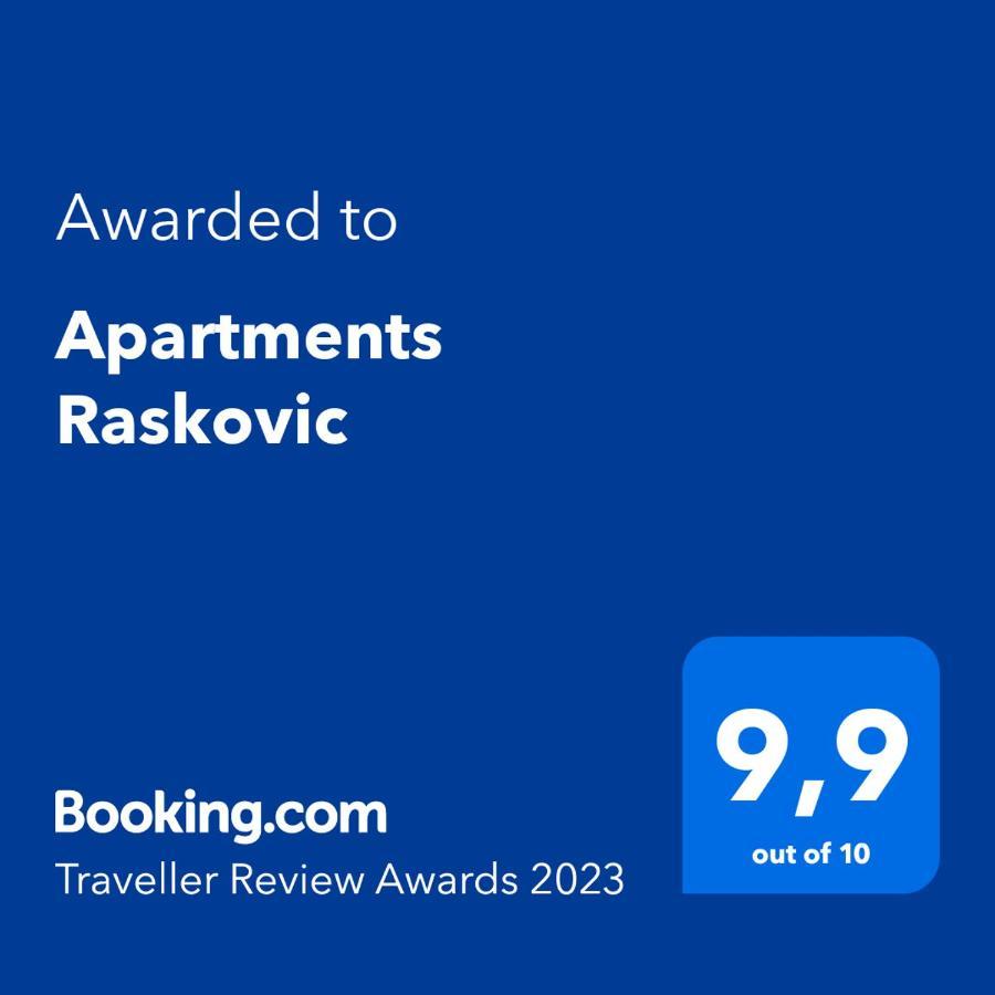 Apartments Raskovic Радановичи Экстерьер фото
